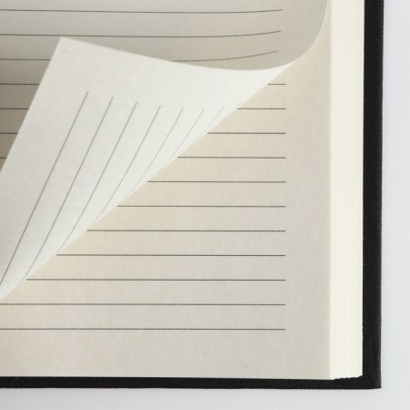 Deliciper of Leduced A5, 160 liters. Solid cover. Leatherette. Black. Cream block-7