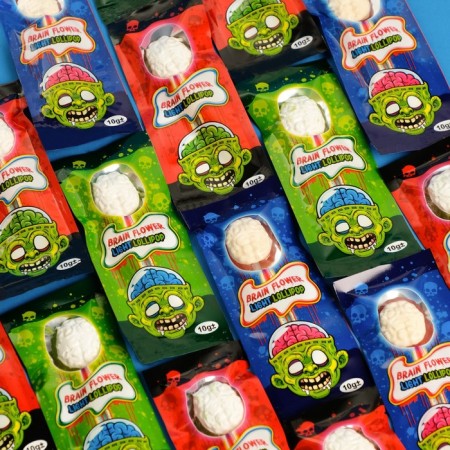 Lollice "Brains" on a luminous stick, 10 g-2