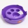 Pain for slow feeding "Paw", 22.5 x 23 x 6.5 cm, purple