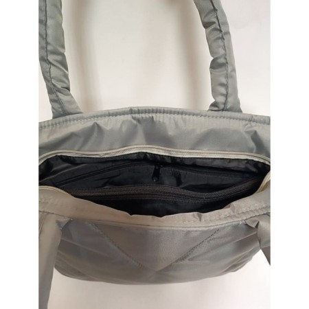Female bag mila nylon color steel-3