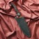 Caucasian knife, tourist "Viking" with scabbard, steel - 40x13, burned nut, 14.5 cm