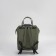 Bag-rug 2 in 1 on wheels 18 ", lightning department, external pocket, green color