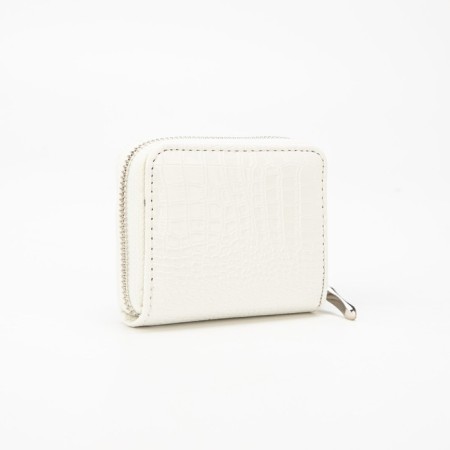 Women's wallet with lightning, white color-1