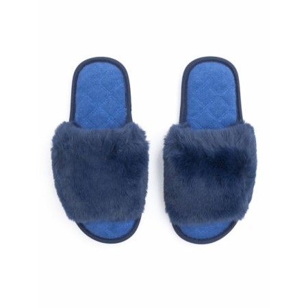 Bunny slippers, size 38-39, blue color-2