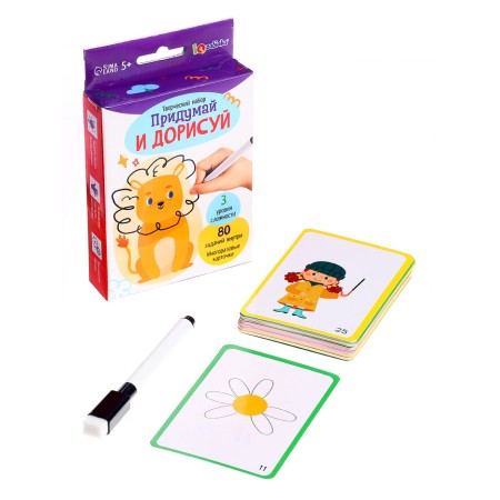 Creative set “Come up and Doris”, 40 cards, marker, 5+