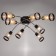 Vanessa chandelier 8x40W E27 chocolate-chrom 88x88x28 cm Bayerlux