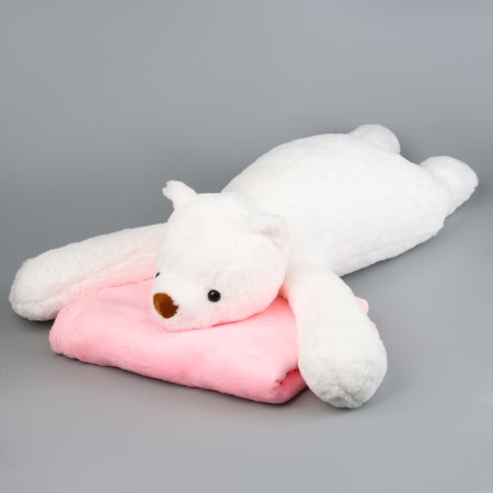 Soft toy "Bear" with a blanket, 70 cm-1