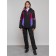 Ski jacket female winter, size 42, black color