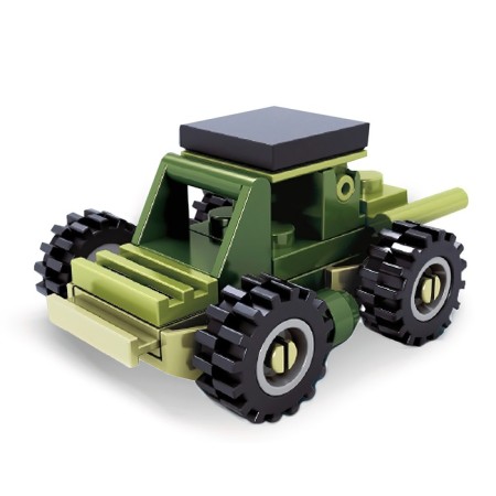 Designer Army "Assault jeep", 36 parts, in a package-1
