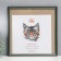 Photo frame plastic 35x35 cm, green with gold (plastic screen)