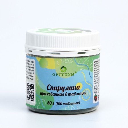 Spirulin, pressed in tablets, 50 g-3