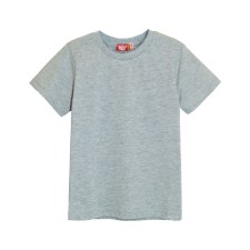 T -shirt for girls, height 104 cm, color gray melange