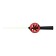 Winter fishing rod "Profi" UP-2 plastic handle, red color