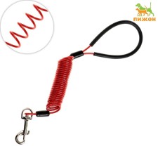 Ling-spring, metal cable, plastic braid, up to 165 cm, mix of flowers