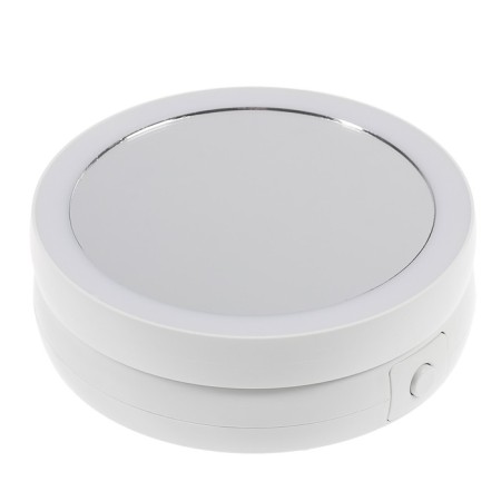 Luazon KZ-09 mirror, backlight, desktop, 30 × 16 × 16 cm, increase x 10, usb, white-4