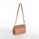 Bag Women's Messenger with a zipper, beige color