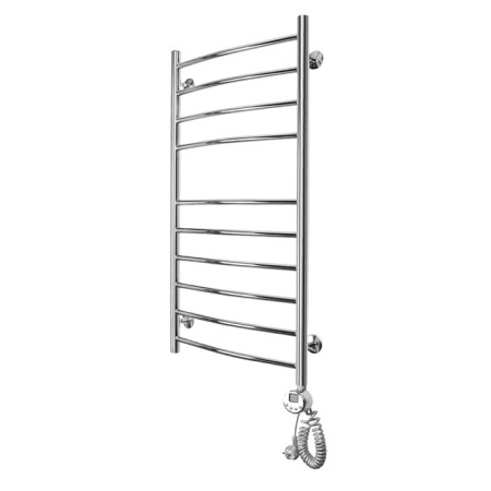 Domoterm electric heated towel rail "Calipso" P10, 500x1000 mm, right, chrome
