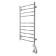 Domoterm electric heated towel rail "Calipso" P10, 500x1000 mm, right, chrome