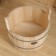 Gang of linden, 15 liters, round, stainless hoop, "Dobroparov"
