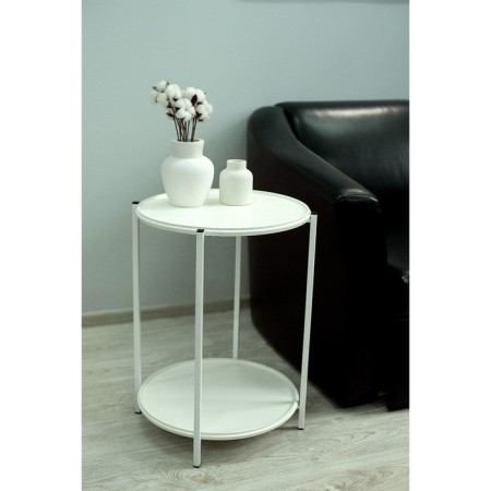 Journal table Beautystyle 21, 470x470x610, White/White-3