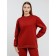 Women's sweel down with comb, size 50, burgundy color