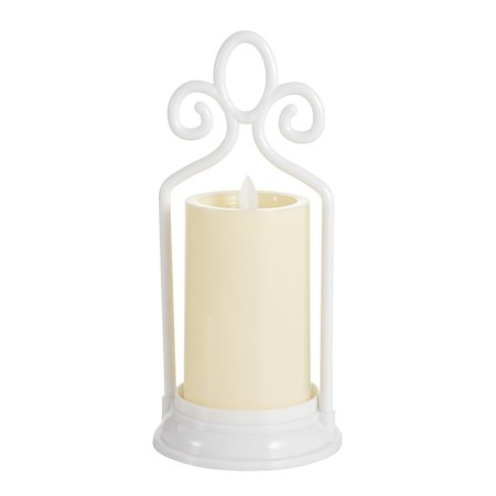 Spinker "candle on the candlestick" LED from batteries 3haaa white 11x11x25 cm Risalux-6