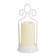 Spinker "candle on the candlestick" LED from batteries 3haaa white 11x11x25 cm Risalux