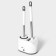 Savanna's savanna brush brush for the toilet brush, white color