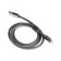 Lightning cable - USB, 6 A, TPE braid, frost -resistant, 1 meter, gray