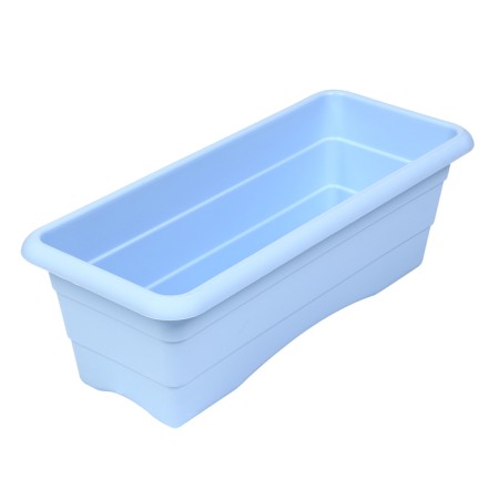 Box for flowers 6 l, 40 x 16/10 x 14 cm, blue