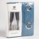 Curtain curtain Ethel "strokes" color blue, on groves 250x265 cm, 100% p/e