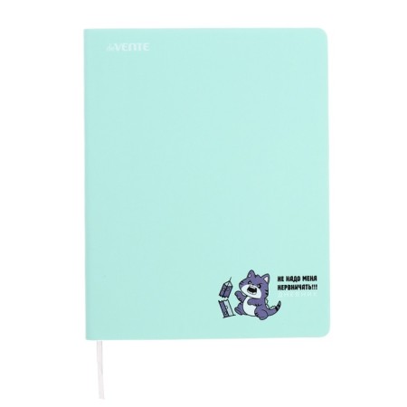 The universal diary for grade 1-11 "Do not need me to be nervous!", Soft cover, artificial leather, silkography, lies, 80 g/m2