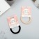 Hair gum "Sport" Aesthetics of elites, 5 cm, beige black