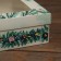 The box is folding, the lid is, with the “New Year tree” window 21 x 15 x 7 cm