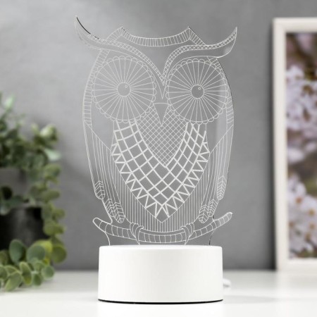 Lamp "Big Eagle" Led White from the network 9.5x13x22cm Risalux-1