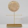 Steam for jewelry with a place for storage "Circle" openwork, 20 × 10 × 34.5 cm, color gold