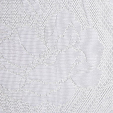 Curtain to the kitchen without curtain tape, 200x165 cm, white color, 100% polyester-1