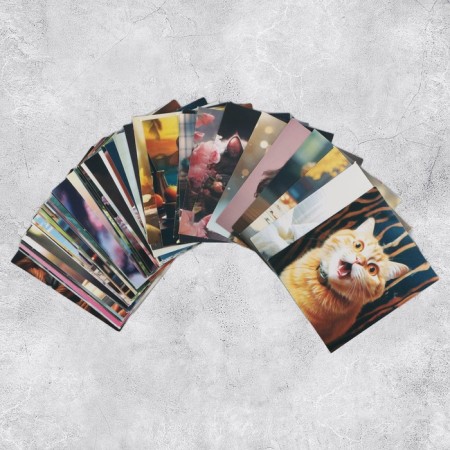Set of stickers "cats", 6 x 7 cm, 50 pcs-2