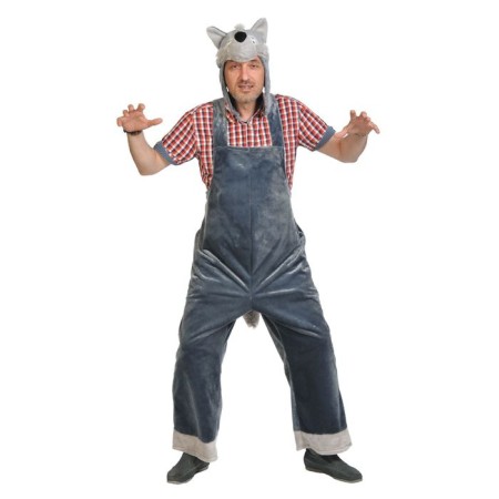 The carnival costume "Wolf", Plus, semi-combineson, Mask-Whales, p. 48-52, height 176-182 cm