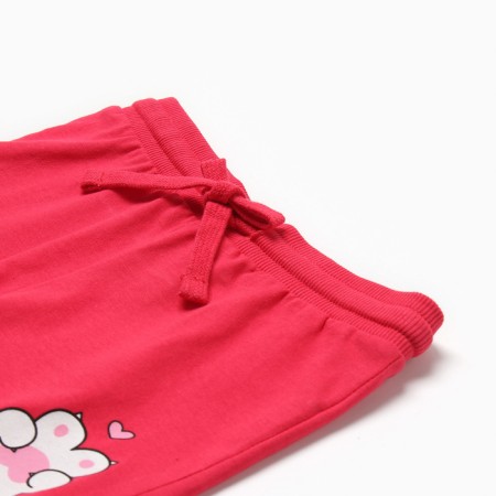 Shorts for girls, raspberry color, height 86 cm-1