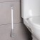 Silicon shares for the toilet sillone, 7 × 4 × 39 cm, gray color