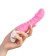 Vibrator with stimulation of point G, Form "Realistic", 19 x 3.5 cm, pink