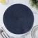 Serving napkin on the table "Loft", d = 38 cm, blue color