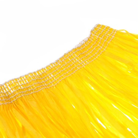 Hawaiian skirt, 40 cm, yellow color-2