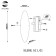 Wall lamp ST LUCE. SL508.511.01. Snello. 1x8 W, LED, 4000K, 8x33 cm, white color