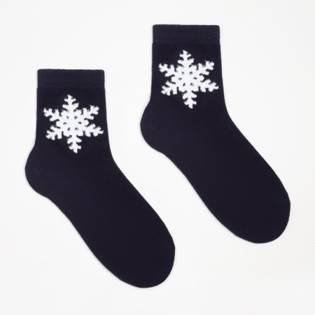 Women's socks, blue color, size 23-25-1