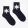 Women's socks, blue color, size 23-25