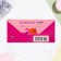 The envelope "Happy Birthday!" Cutting, embossing, wood