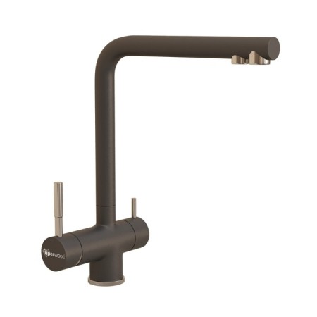 Kitchen mixer Uperwood UPD-005, with a channel for filtered water, color 01 satin/coal 103025