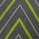 Bed linen Ethel 2 joint venture "Green-gray zigzags" 175x215, 200x220, 70x70-2 pcs